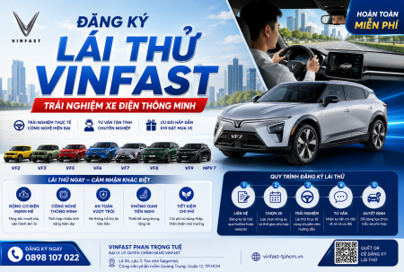 Đăng Ký Lái Thử VinFast TP.Hồ Chí Minh