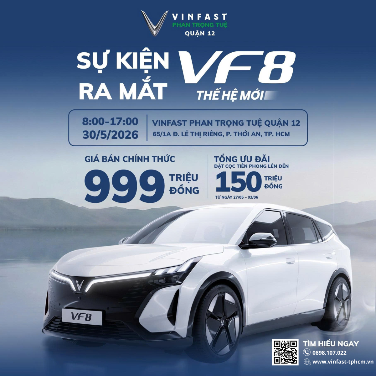 Showroom Bán VF 8 All New Thế Hệ Mới Tại Hồ Chí Minh