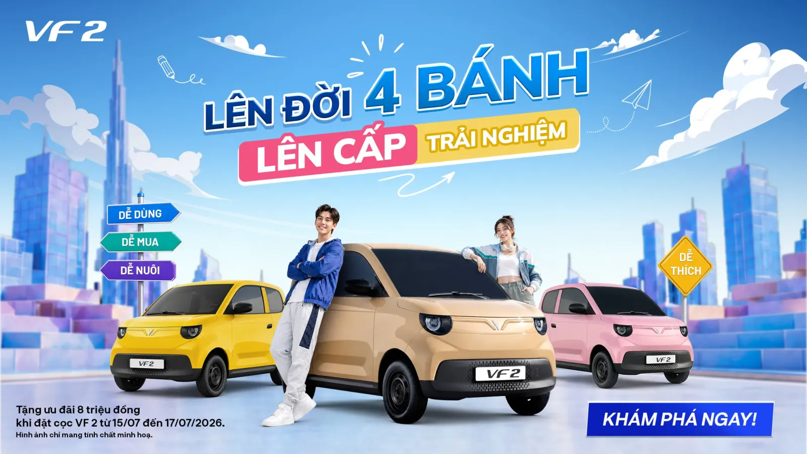Đại Lý Showroom Bán VinFast VF2 Tại Hóc Môn | Giá Ưu Đãi Mới Nhất