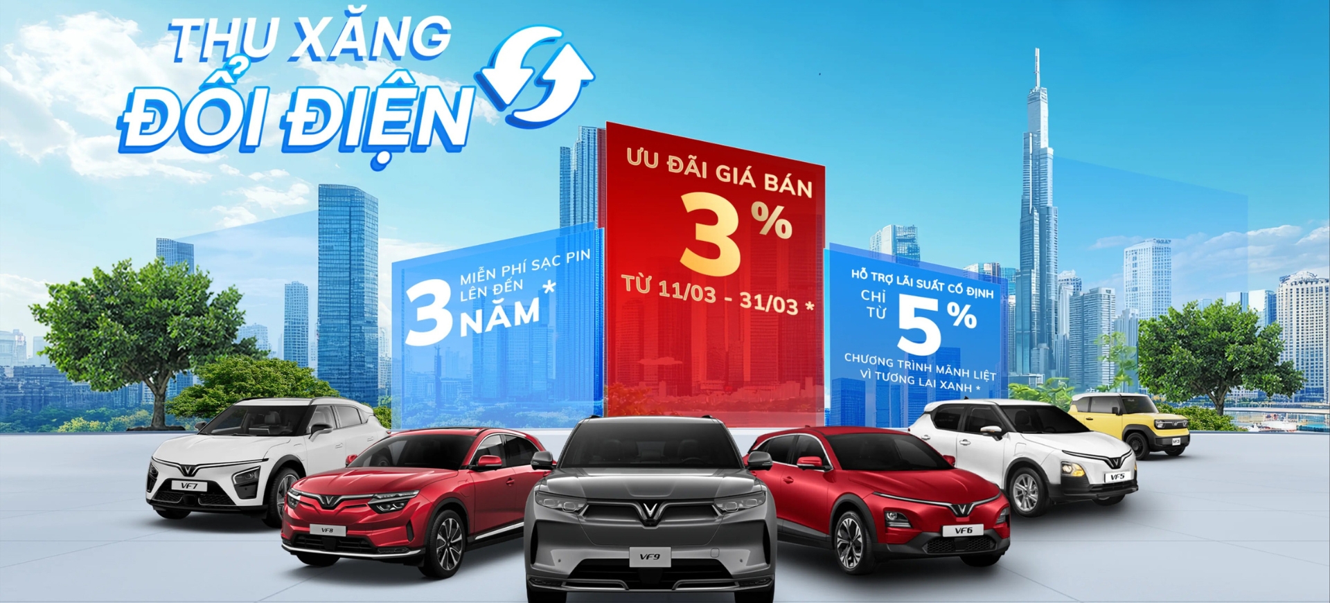 THU XĂNG ĐỔI ĐIỆN